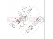 Harley-Davidson 2002 VRSC VRSCA V-ROD 98  - VRSCA 98 PISTONS & CRANKSHAFTS