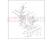 FRAME & JIFFY STAND - Harley-Davidson CVO DYNA WIDE GLIDE - FXDWG2 2001