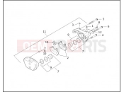 FRONT BRAKE CALIPER - Harley-Davidson CVO DYNA WIDE GLIDE - FXDWG2 2001