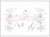 HANDLEBAR SWITCHES - Harley-Davidson CVO DYNA WIDE GLIDE - FXDWG2 2001