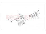 LICENSE PLATE BRACKETS - Harley-Davidson CVO DYNA WIDE GLIDE - FXDWG2 2001