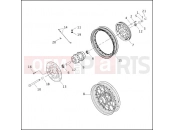 Harley-Davidson 2000 DYNA DYNA LOW RIDER  - FXDL REAR WHEEL - LACED