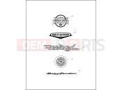 HARLEY-DAVIDSON ELECTRA GLIDE CLASSIC  - FLHTCI FUEL TANK TRIM