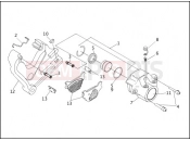 Harley-Davidson 1999 DYNA DYNA WIDE GLIDE  - FXDWG REAR BRAKE CALIPER