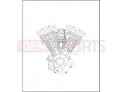 Harley-Davidson 1999 SOFTAIL SOFTAIL STANDARD  - FXST ENGINE ASSEMBLY - COMPLETE