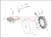 HARLEY-DAVIDSON DYNA SUPER GLIDE  - FXD ALTERNATOR & REGULATOR