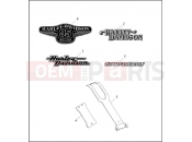 HARLEY-DAVIDSON DYNA SUPER GLIDE  - FXD FUEL TANK TRIM