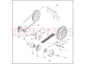 Harley-Davidson 1998 SIDECAR FLHTCU/I SIDECAR  - SIDECAR FOR FLHTCU/I BELTS, CHAINS & SPROCKETS