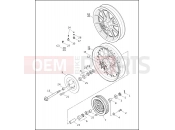 Harley-Davidson 1998 SIDECAR FLHTCU/I SIDECAR  - SIDECAR FOR FLHTCU/I REAR WHEEL