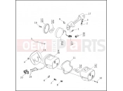 Harley-Davidson 1998 SIDECAR FLHTCU/I SIDECAR  - SIDECAR FOR FLHTCU/I TAIL LAMP & REAR TURN SIGNALS