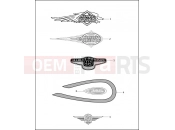 Harley-Davidson 1998 SOFTAIL SOFTAIL CUSTOM  - FXSTC FUEL TANK TRIM