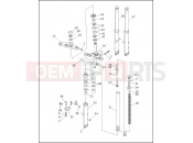 FRONT FORK - FXDWG - Harley-Davidson DYNA WIDE GLIDE - FXDWG 1997