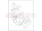 FRAME, REAR FORK & JIFFY STAND (2 OF 2) - Harley-Davidson FLHTCU/I SIDECAR - SIDECAR FOR FLHTCU/I 1997