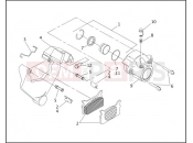 REAR BRAKE CALIPER - Harley-Davidson FLHTCU/I SIDECAR - SIDECAR FOR FLHTCU/I 1997