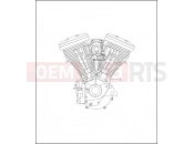 Harley-Davidson 1997 SOFTAIL SPRINGER SOFTAIL  - FXSTS ENGINE ASSEMBLY - COMPLETE