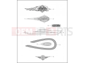 Harley-Davidson 1997 SOFTAIL SPRINGER SOFTAIL  - FXSTS FUEL TANK TRIM