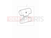 TRIUMPH Tiger 1200 GT Explorer Top case back rest (expedition)