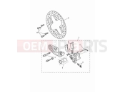 TRIUMPH Tiger 1200 GT Explorer Rear brake caliper & discs