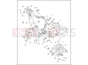 FRAME, REAR FORK & JIFFY STAND (2 OF 2) - Harley-Davidson HERITAGE SOFTAIL NOSTALGIA - FLSTN 1995