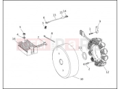 HARLEY-DAVIDSON SPRINGER SOFTAIL  - FXSTSB ALTERNATOR & REGULATOR