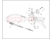 CLUTCH CONTROL - Harley-Davidson SUPER GLIDE LOW RIDER - FXLR 1994