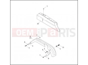 REAR BELT GUARD - Harley-Davidson SUPER GLIDE LOW RIDER - FXLR 1993