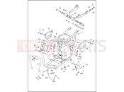 Harley-Davidson 1993 SIDECAR FLHTC/I SIDECAR  - SIDECAR FOR FLHTC/I FRAME, REAR FORK & JIFFY STAND - FXRP