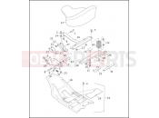Harley-Davidson 1993 SIDECAR FLHTC/I SIDECAR  - SIDECAR FOR FLHTC/I SEAT - SPRING CUSHION