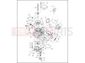CARBURETOR (2 OF 3) - Harley-Davidson FLTC/FLHTC SIDECAR - SIDECAR FOR FLTC/FLHTC 1992