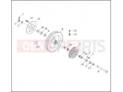 REAR WHEEL - FXRP - Harley-Davidson FLTC/FLHTC SIDECAR - SIDECAR FOR FLTC/FLHTC 1992