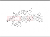 HARLEY-DAVIDSON SPRINGER SOFTAIL  - FXSTS REAR FENDER SUPPORTS