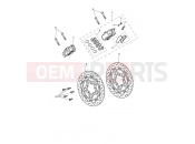 TRIUMPH Street Triple RS Front Brake Caliper & Discs