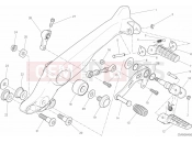 DUCATI Scrambler Icon FOOTRESTS, LEFT