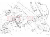 DUCATI 2019 Scrambler 1100 Sport FOOTRESTS, RIGHT