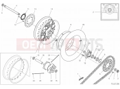 DUCATI Scrambler Desert Sled REAR WHEEL