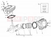 DUCATI 1999 Monster 600 Dark CYLINDER - PISTON » ENGINE CASE