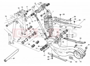 DUCATI 1999 Superbike 748 R REAR SHOCK ABSORBER » SWING ARM