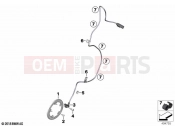BMW Motorrad BMW 2020 C models C 400 X (0C09, 0C19) Speed sensor, front | Speed sensor, front