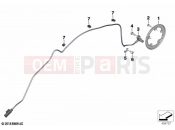 BMW Motorrad BMW 2020 C models C 400 X (0C09, 0C19) Rotational-speed sensor, rear | Rotational-speed sensor, rear