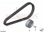 BMW Motorrad BMW 2020 C models C 400 X (0C09, 0C19) CVT belt | CVT belt