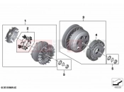 BMW Motorrad BMW 2020 C models C 400 X (0C09, 0C19) CVT unit | CVT unit