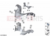 BMW Motorrad BMW 2020 C models C 400 X (0C09, 0C19) Handlebar cover | Handlebar cover