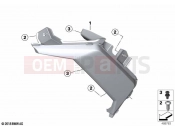 BMW Motorrad BMW 2020 C models C 400 X (0C09, 0C19) Trim turn indicator | Trim turn indicator