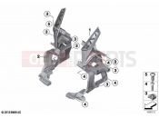 BMW Motorrad BMW 2020 C models C 400 X (0C09, 0C19) Clothes holder, front | Clothes holder, front