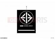 BMW Motorrad BMW 2020 C models C 400 X (0C09, 0C19) Label 