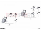 BMW Motorrad BMW 2020 C models C 400 X (0C09, 0C19) Single key locking system EWS 4 | Single key locking system EWS 4