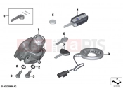 BMW Motorrad BMW 2020 C models C 400 X (0C09, 0C19) Radio-controlled locking system | Radio-controlled locking system