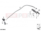 BMW Motorrad BMW 2020 C models C 400 X (0C09, 0C19) Seat bench locking system | Seat bench locking system