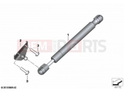 BMW Motorrad BMW 2020 C models C 400 X (0C09, 0C19) Gas pressurized spring | Gas pressurized spring