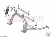 BMW Motorrad BMW 2020 C models C 400 X (0C09, 0C19) Centre stand | Centre stand